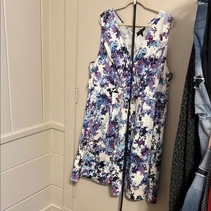 Lane Bryant Floral V-Neck Dress